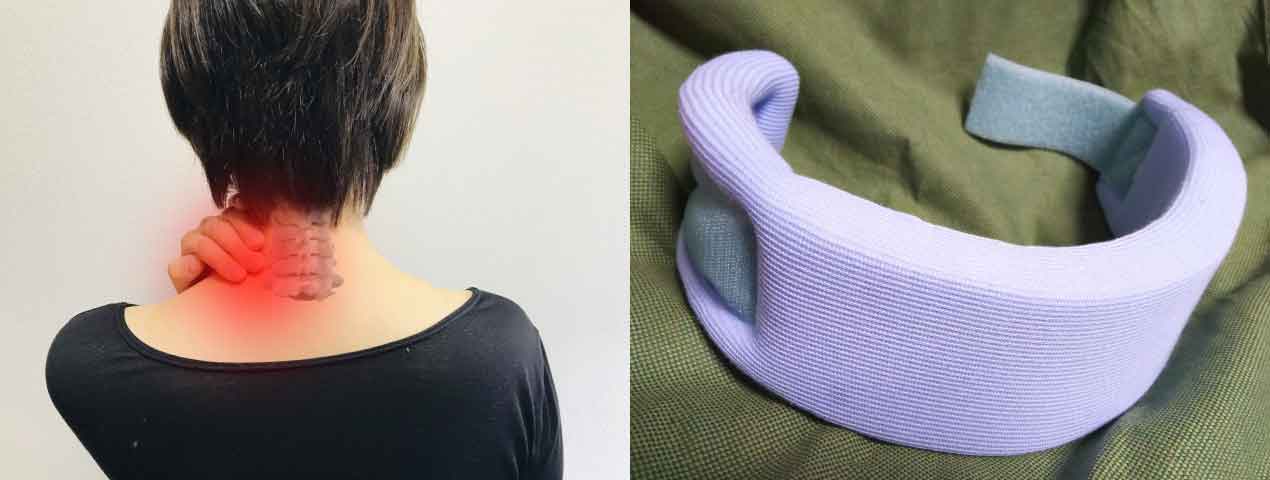 ムチウチの痛みを和らげる